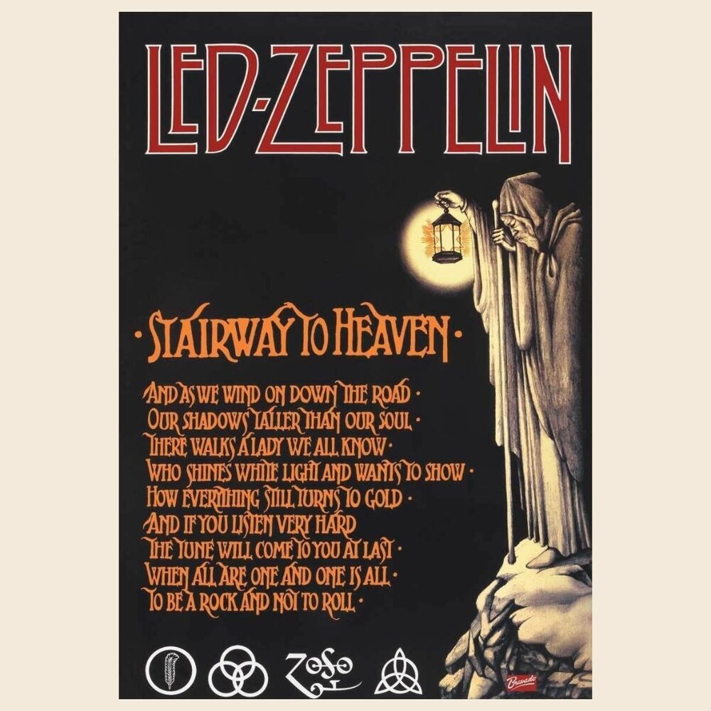LED ZEPPELIN - STAIRWAY TO HEAVEN POSTER_ 165